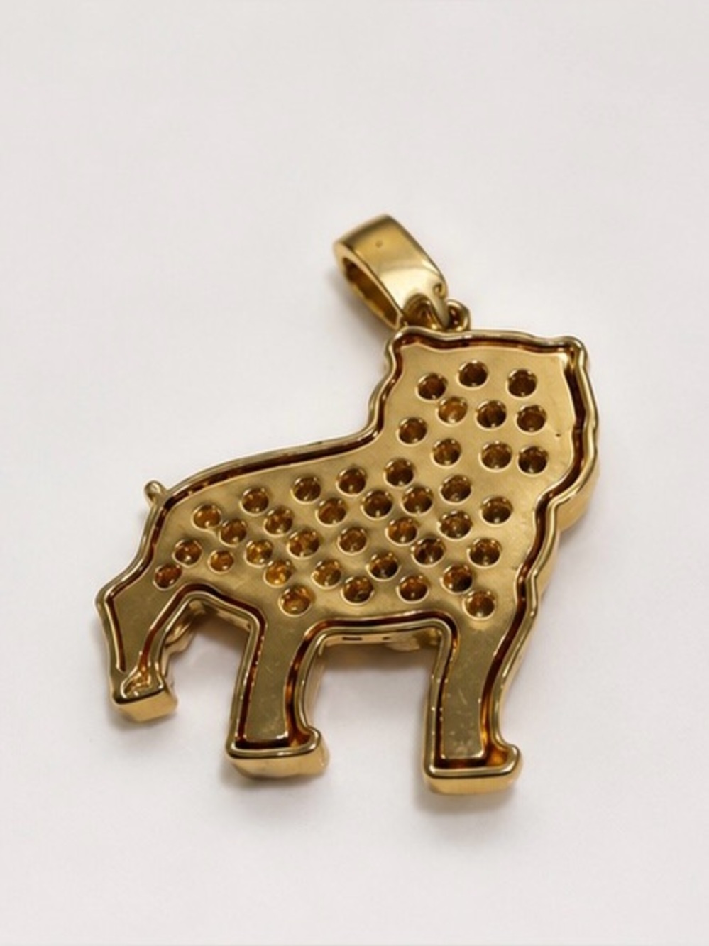 Bulldog Charm gold and silver - Picture 2 of 7